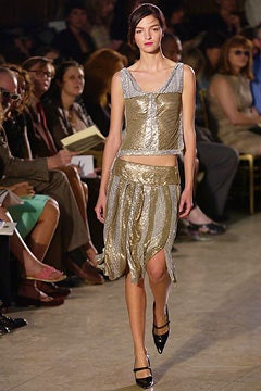 Zac Posen fashion show for Spring/Summer 2003