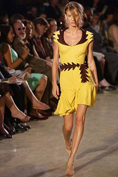 Zac Posen fashion show for Spring/Summer 2003