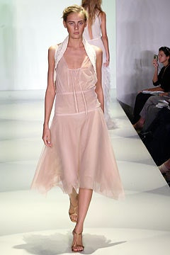 Vera Wang fashion show for Spring/Summer 2003