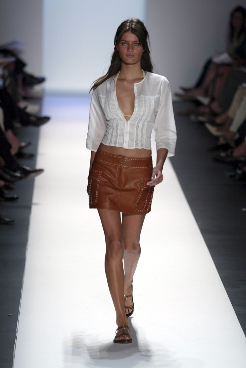 Isabeli Fontana featured in  the Tommy Hilfiger fashion show for Spring/Summer 2003