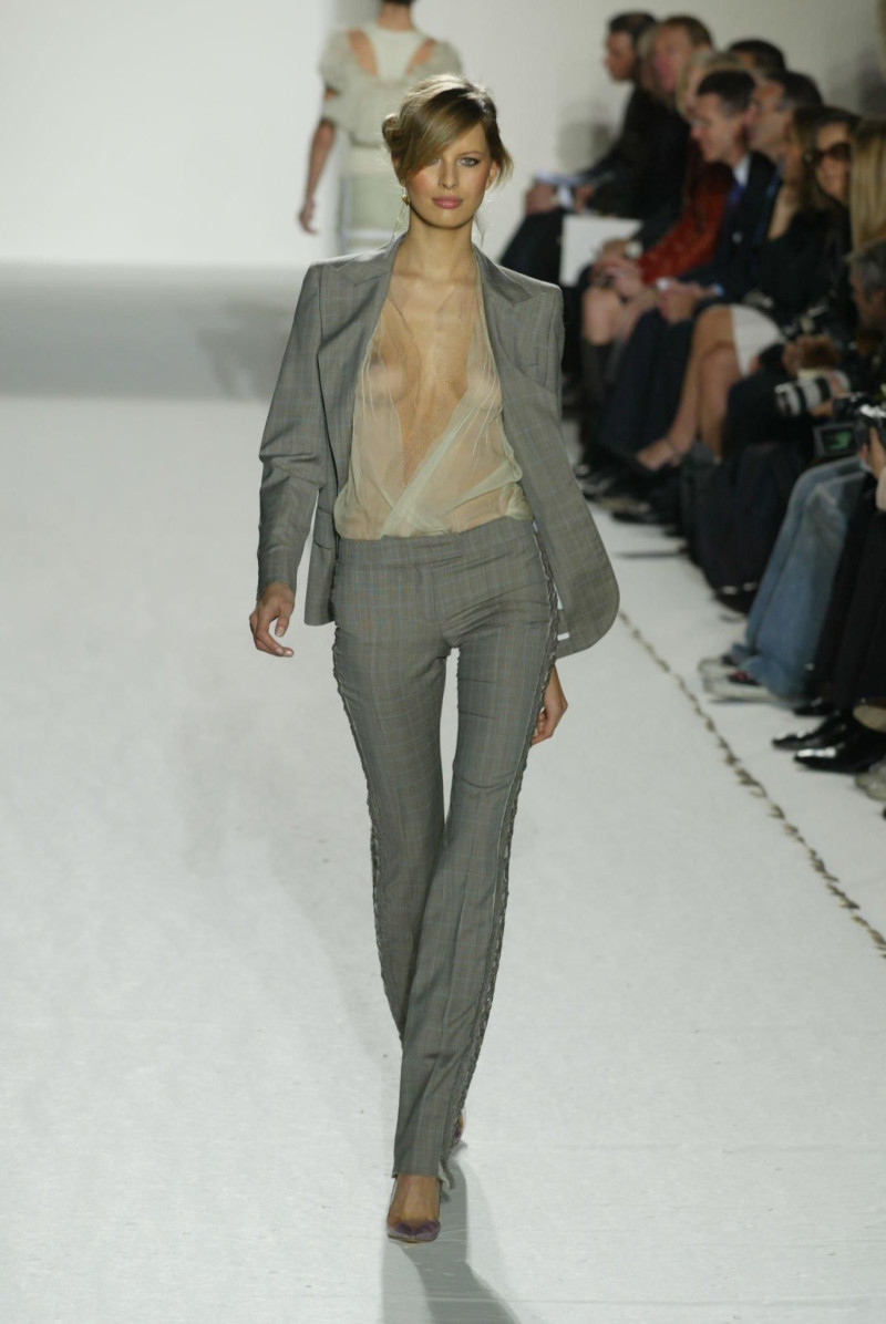 Karolina Kurkova featured in  the Stella McCartney fashion show for Spring/Summer 2003