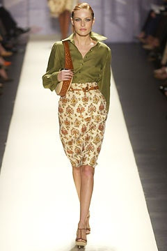 Oscar de la Renta fashion show for Spring/Summer 2003
