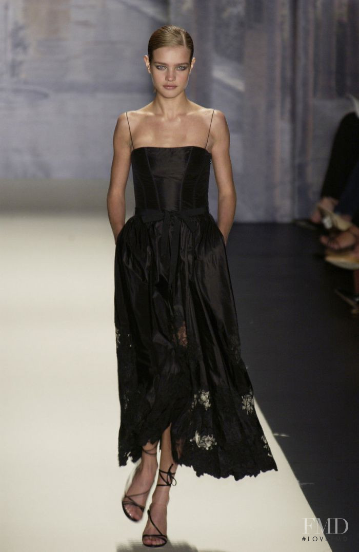 Natalia Vodianova featured in  the Oscar de la Renta fashion show for Spring/Summer 2003