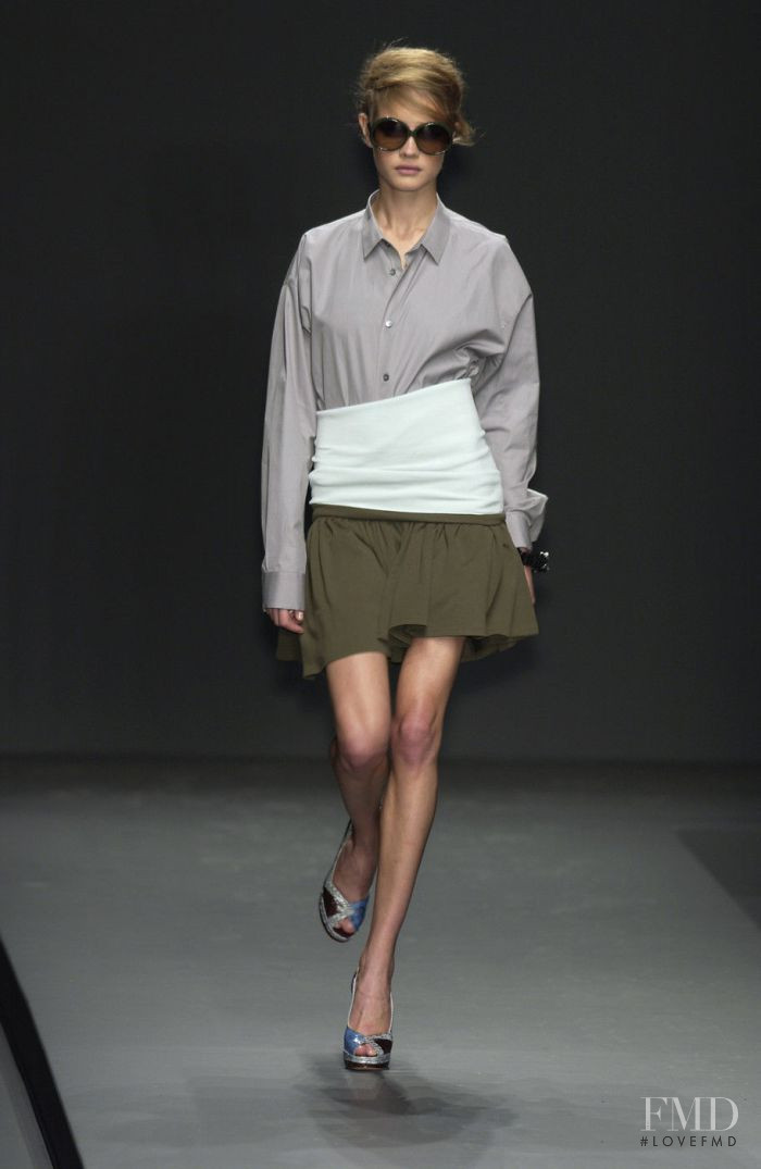 Natalia Vodianova featured in  the Miu Miu fashion show for Spring/Summer 2003