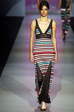 Missoni fashion show for Spring/Summer 2003