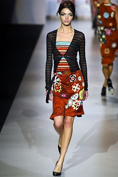 Missoni fashion show for Spring/Summer 2003