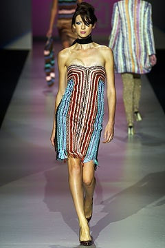 Missoni fashion show for Spring/Summer 2003