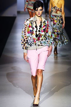 Missoni fashion show for Spring/Summer 2003