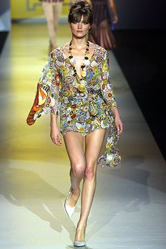 Missoni fashion show for Spring/Summer 2003