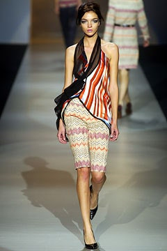 Missoni fashion show for Spring/Summer 2003