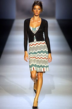 Missoni fashion show for Spring/Summer 2003