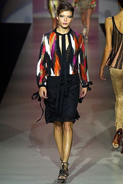 Missoni fashion show for Spring/Summer 2003