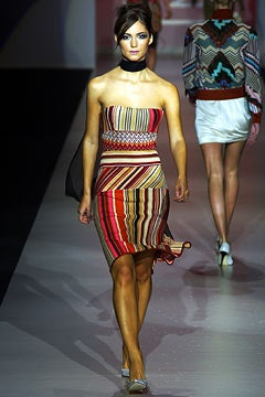 Missoni fashion show for Spring/Summer 2003
