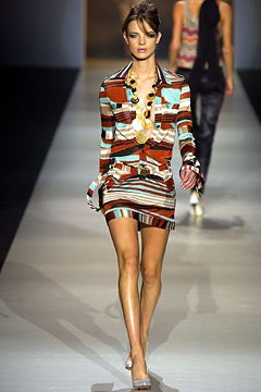 Missoni fashion show for Spring/Summer 2003