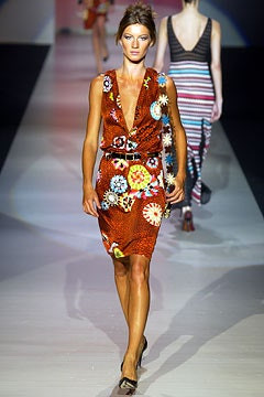 Missoni fashion show for Spring/Summer 2003