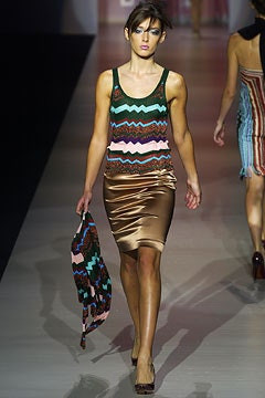 Missoni fashion show for Spring/Summer 2003
