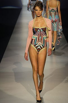 Missoni fashion show for Spring/Summer 2003