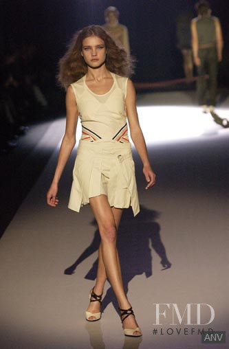 Natalia Vodianova featured in  the Martine Sitbon fashion show for Spring/Summer 2003