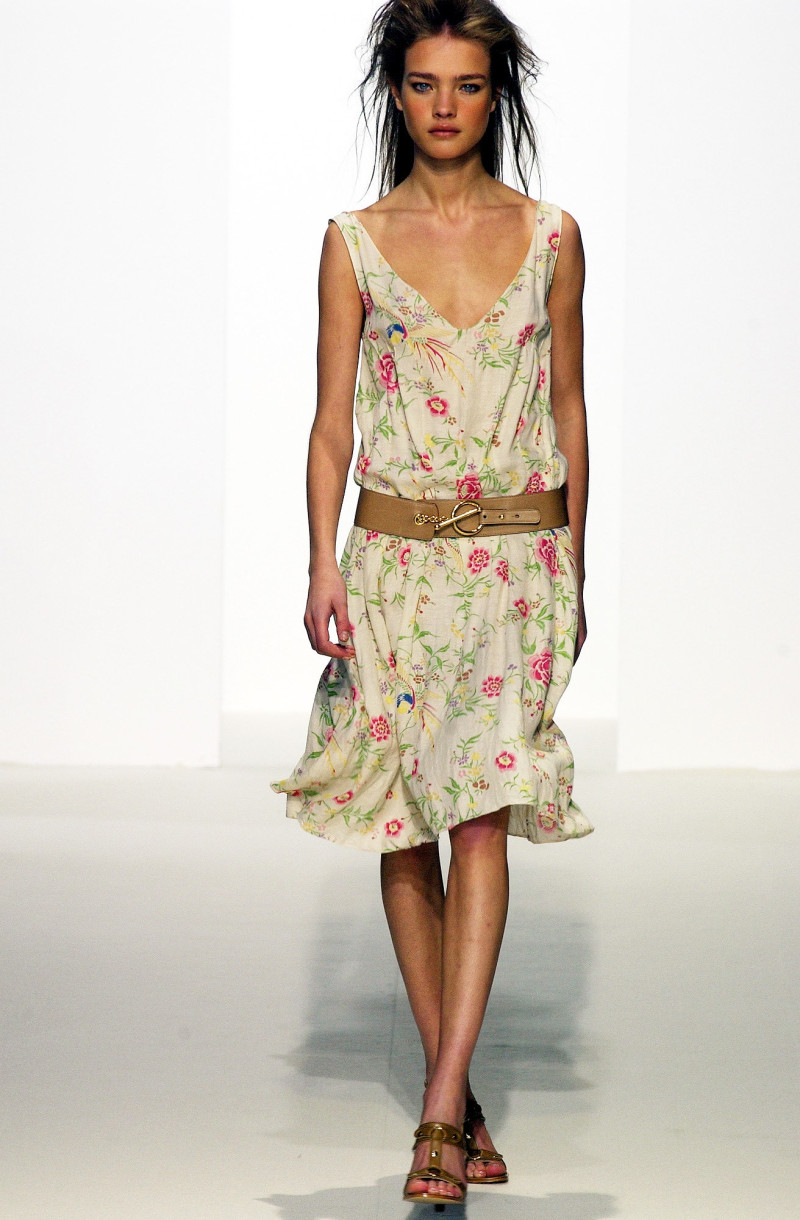 Natalia Vodianova featured in  the Marni fashion show for Spring/Summer 2003