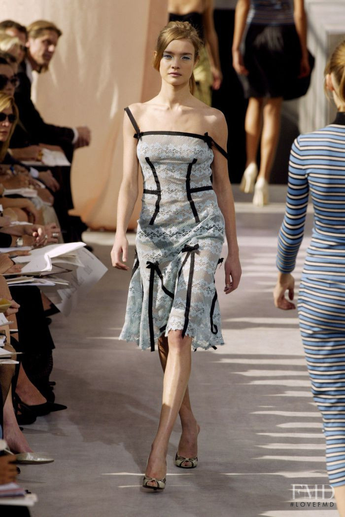 Natalia Vodianova featured in  the Louis Vuitton fashion show for Spring/Summer 2003