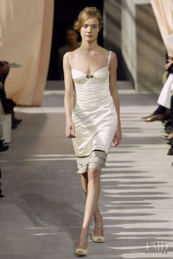 Natalia Vodianova featured in  the Louis Vuitton fashion show for Spring/Summer 2003