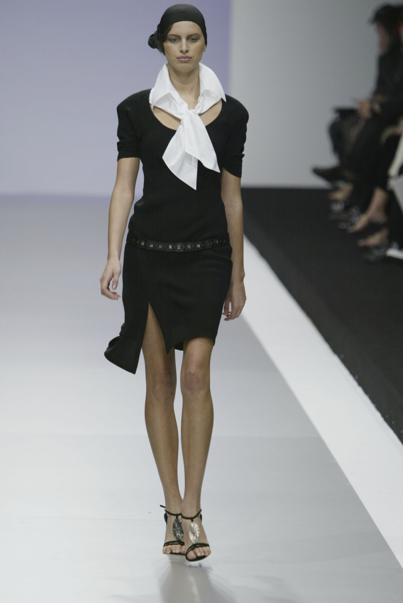 Karolina Kurkova featured in  the Lagerfeld Gallery fashion show for Spring/Summer 2003