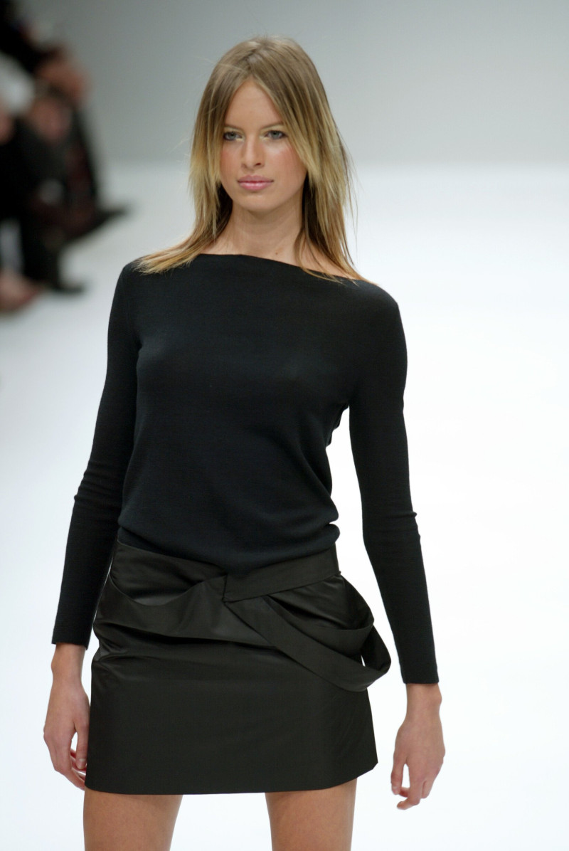 Karolina Kurkova featured in  the Jil Sander fashion show for Spring/Summer 2003