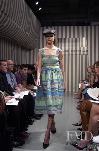 Natalia Vodianova featured in  the James Coviello fashion show for Spring/Summer 2003