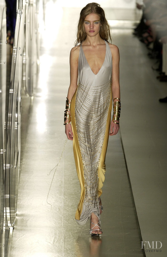 Natalia Vodianova featured in  the Fendi fashion show for Spring/Summer 2003