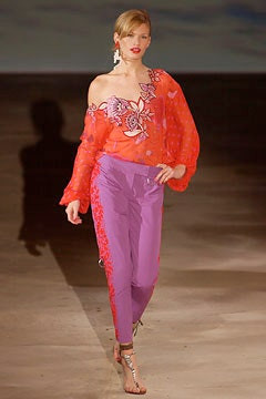 Emanuel Ungaro fashion show for Spring/Summer 2003