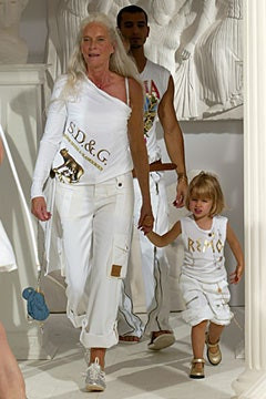 D&G fashion show for Spring/Summer 2003