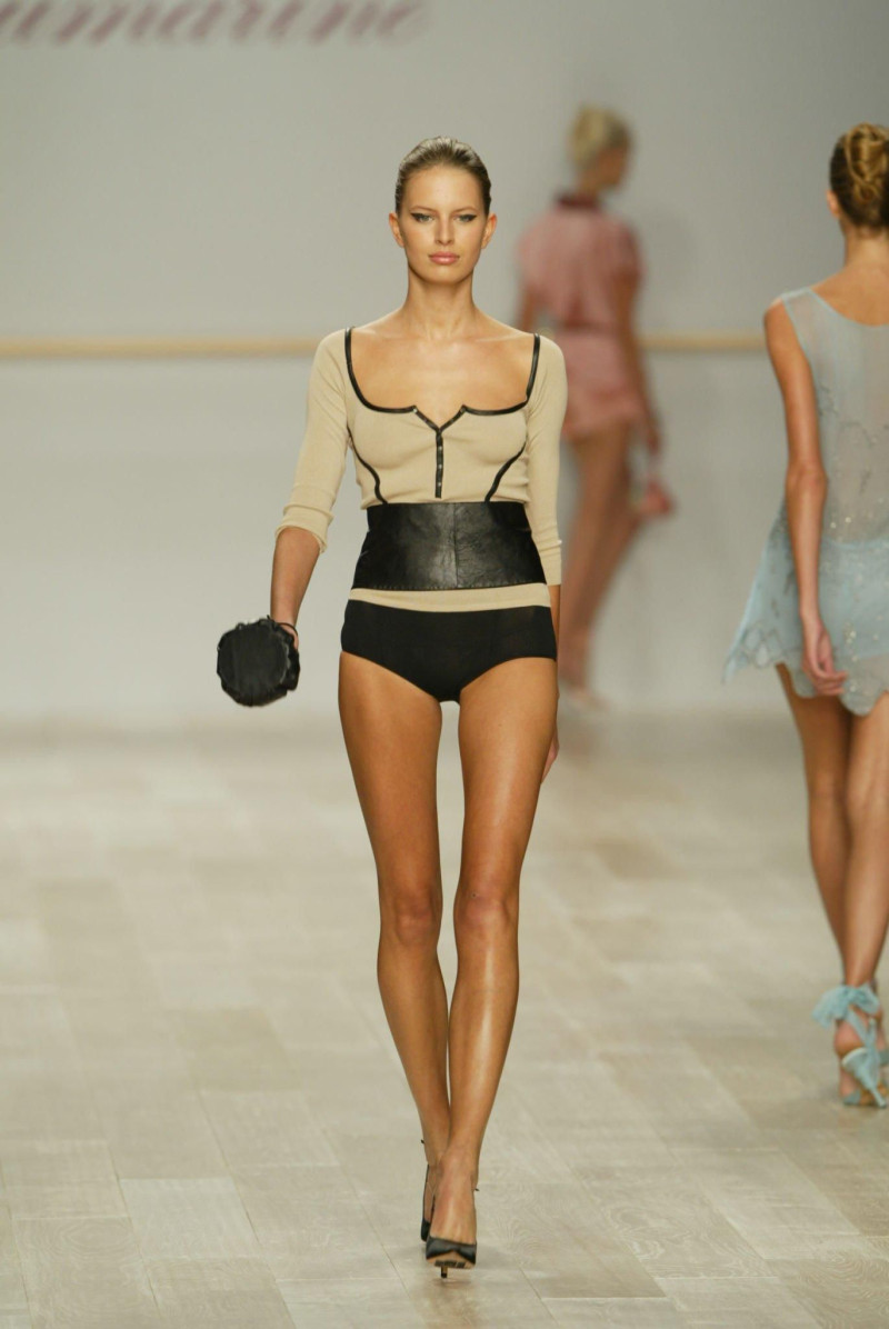 Karolina Kurkova featured in  the Blumarine fashion show for Spring/Summer 2003
