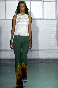 Behnaz Sarafpour fashion show for Spring/Summer 2003