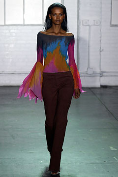 Behnaz Sarafpour fashion show for Spring/Summer 2003