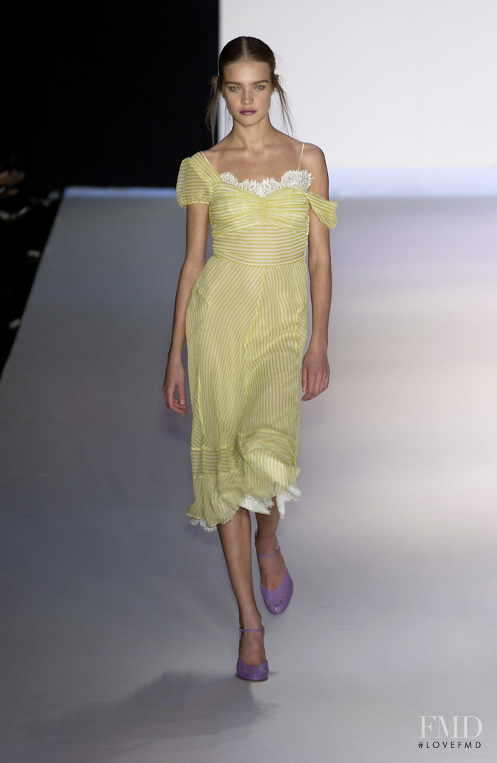 Natalia Vodianova featured in  the BCBG By Max Azria fashion show for Spring/Summer 2003