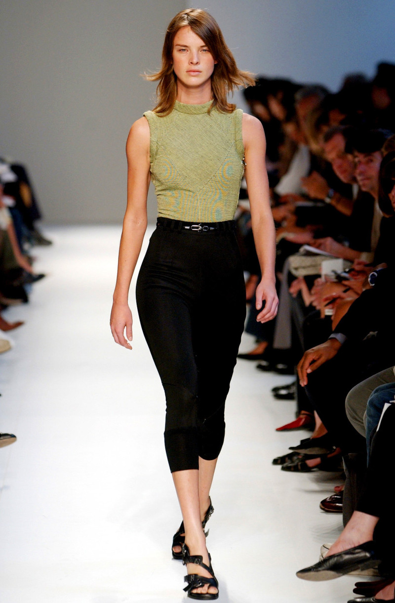 Leticia Birkheuer featured in  the Balenciaga fashion show for Spring/Summer 2003