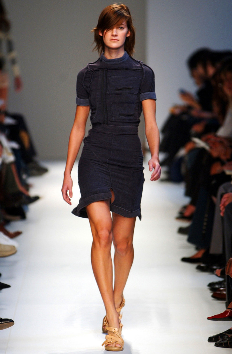 Mia Hessner-Sovensky featured in  the Balenciaga fashion show for Spring/Summer 2003
