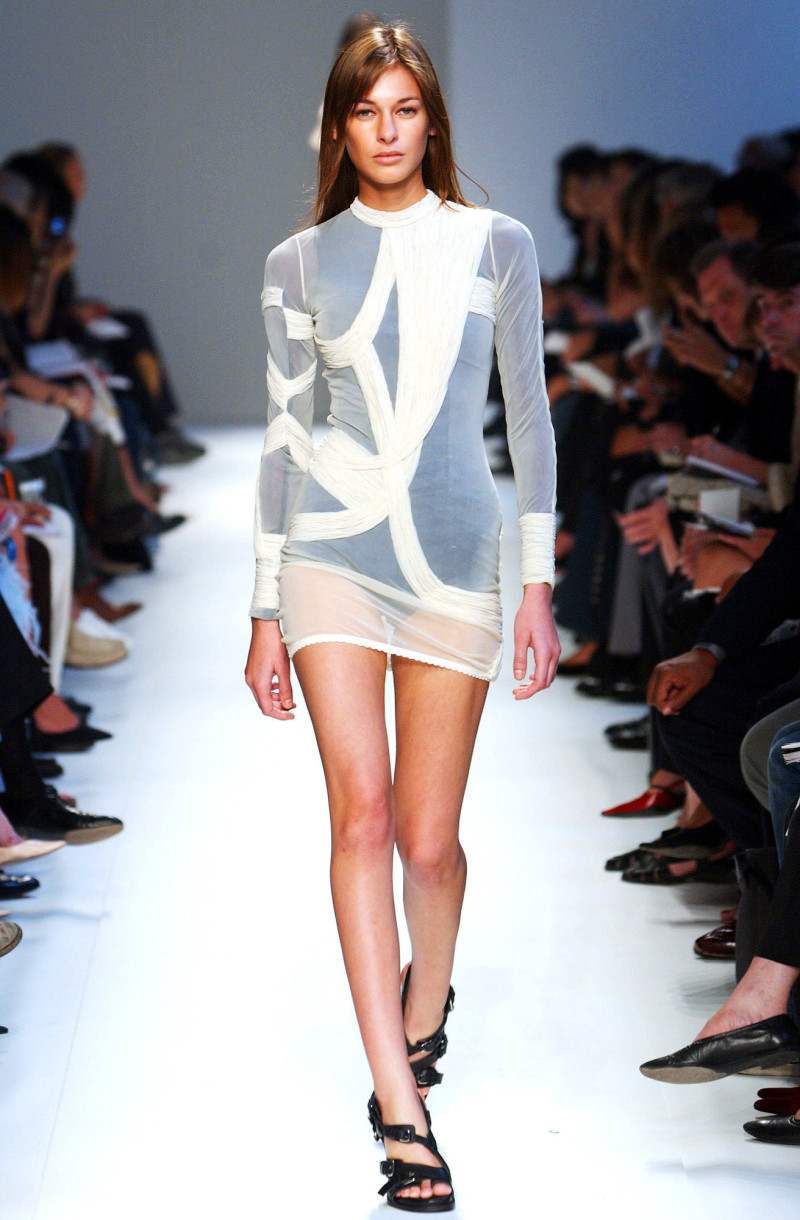 Daniela Lopes featured in  the Balenciaga fashion show for Spring/Summer 2003