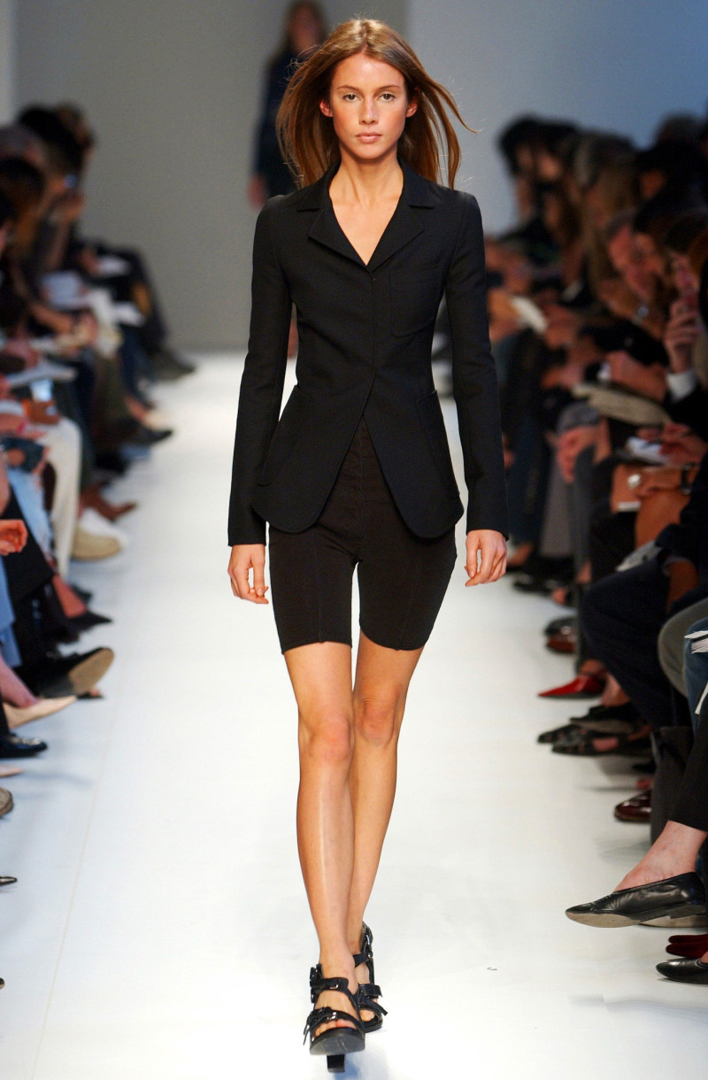 Angie Schmidt featured in  the Balenciaga fashion show for Spring/Summer 2003