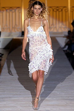 Antonio Berardi fashion show for Spring/Summer 2003