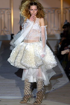 Antonio Berardi fashion show for Spring/Summer 2003