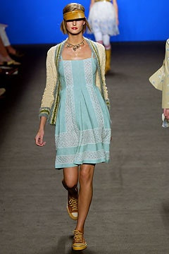 Anna Sui fashion show for Spring/Summer 2003