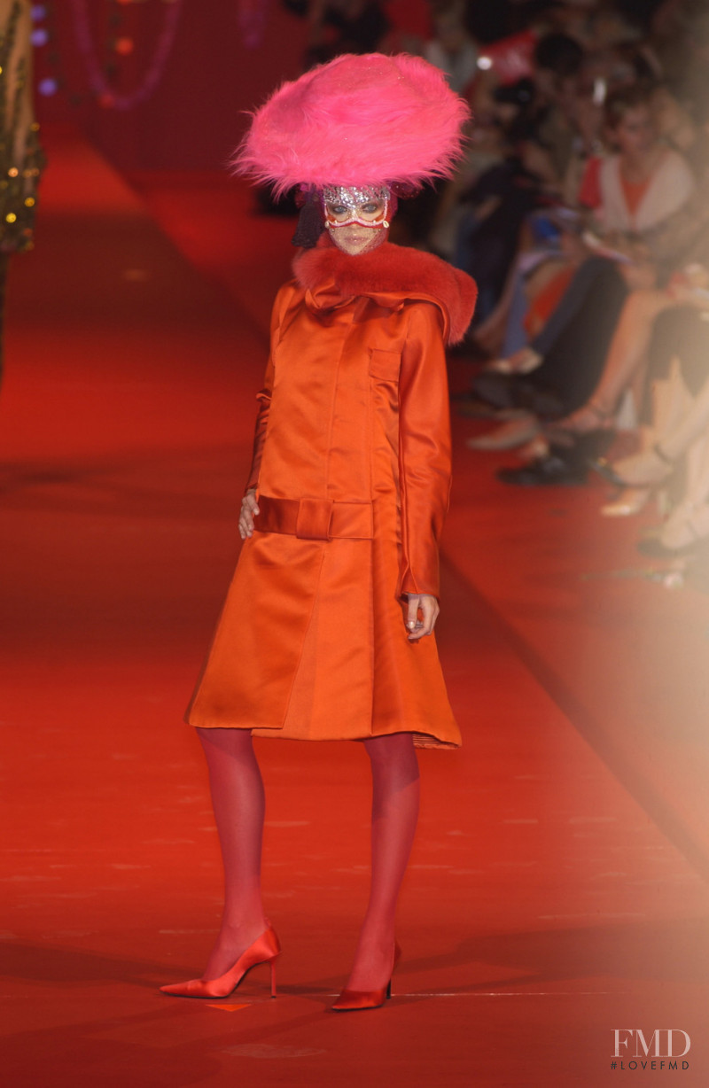 Natalia Vodianova featured in  the Christian Lacroix Couture fashion show for Autumn/Winter 2002
