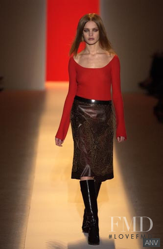 Natalia Vodianova featured in  the Anne Klein fashion show for Autumn/Winter 2002