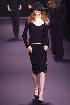 Sonia Rykiel fashion show for Autumn/Winter 2002