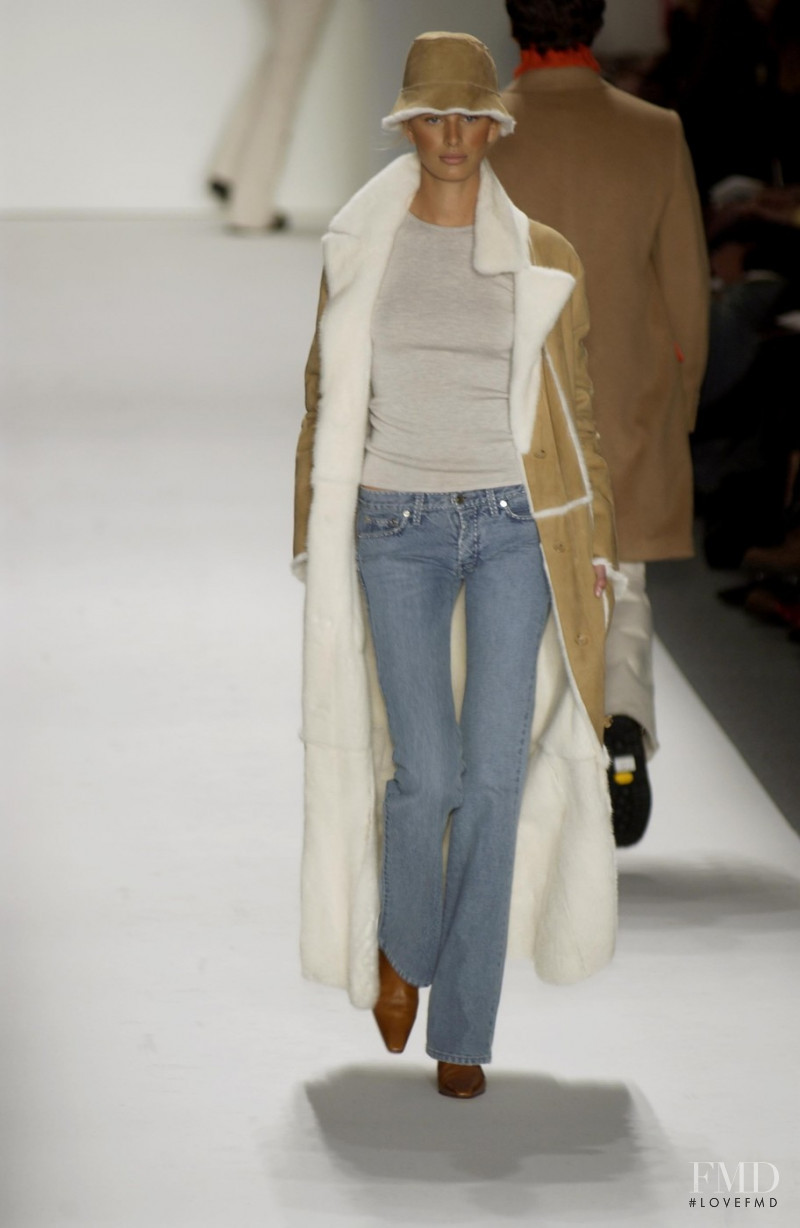 Karolina Kurkova featured in  the Michael Kors Collection fashion show for Autumn/Winter 2002