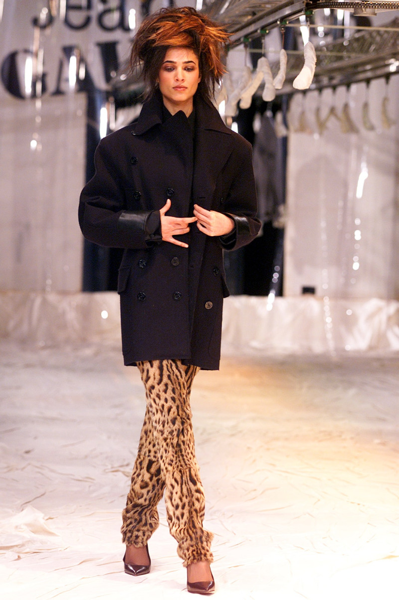Teresa Lourenço featured in  the Jean-Paul Gaultier fashion show for Autumn/Winter 2002