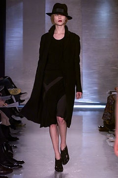 Donna Karan New York fashion show for Autumn/Winter 2002