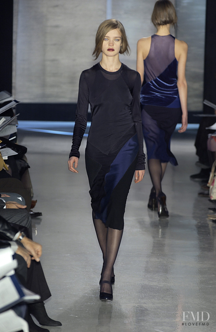 Natalia Vodianova featured in  the Donna Karan New York fashion show for Autumn/Winter 2002