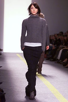 DKNY fashion show for Autumn/Winter 2002